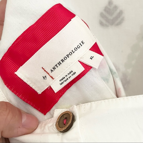 Anthropologie Sleeveless Abstract Embroidered Cutout Dress XL - Picture 9 of 9